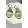 Elegant Italy 925 Sterling Silver Leaf Earrings