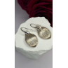 Elegant Italy 925 Sterling Silver Leaf Earrings