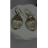 Elegant Italy 925 Sterling Silver Leaf Earrings