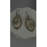 Elegant Italy 925 Sterling Silver Leaf Earrings