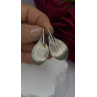 Elegant Italy 925 Sterling Silver Leaf Earrings