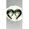 Native American Style 925 Sterling Silver Blue Turquoise Earrings