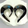 Native American Style 925 Sterling Silver Blue Turquoise Earrings
