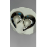 Native American Style 925 Sterling Silver Blue Turquoise Earrings