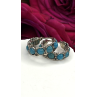 Vintage 925 Sterling Silver Blue Turquoise Earrings