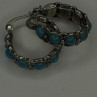 Vintage 925 Sterling Silver Blue Turquoise Earrings