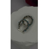 Vintage 925 Sterling Silver Blue Turquoise Earrings