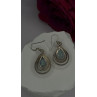 Vintage 925 Sterling Silver Blue Larimar Drop Earrings