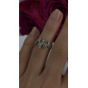 Artisanal Rock Wall Design 925 Sterling Silver Molten-Style Band Ring Size 6