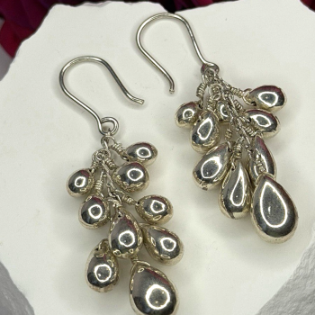 Chandelier Handcrafted 925 Sterling Silver Earrings