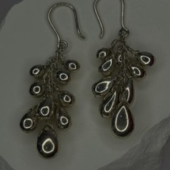 Chandelier Handcrafted 925 Sterling Silver Earrings