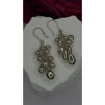 Chandelier Handcrafted 925 Sterling Silver Earrings