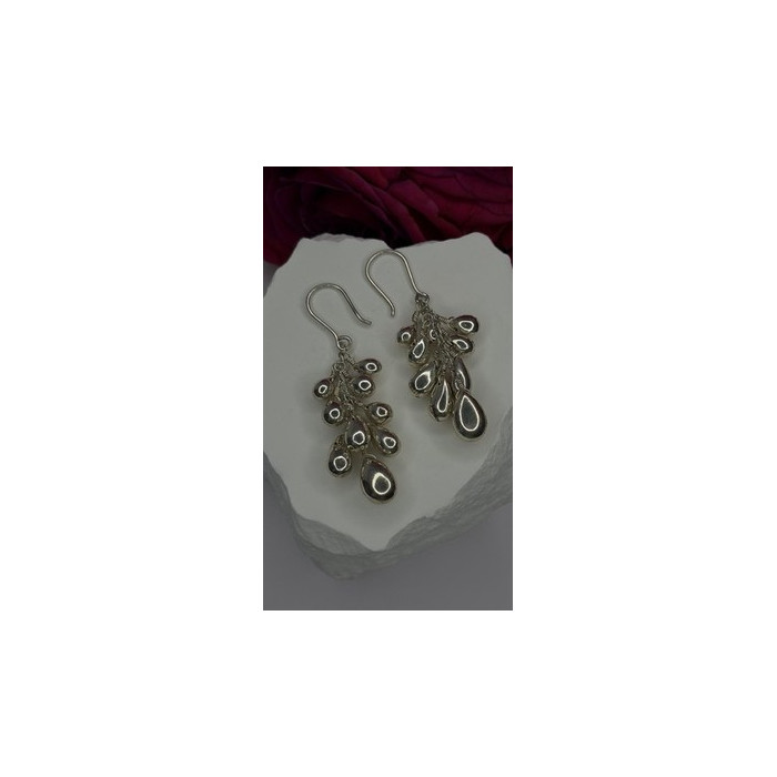 Chandelier Handcrafted 925 Sterling Silver Earrings