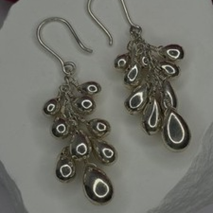 Chandelier Handcrafted 925 Sterling Silver Earrings