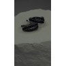 925 Sterling Silver Blue & White Sapphire Stones Earrings