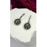 Tree of Life 925 Sterling Silver Malachite Earrings