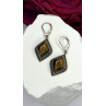 Artisan Collection 925 Sterling Silver Tiger's Eye Earrings
