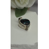 925 Sterling Silver Heart Locket Malachite Pendant