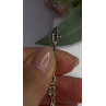 925 Sterling Silver Gold Plated Blue Topaz Bracelet Size 7.5
