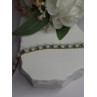 925 Sterling Silver Gold Plated Shiny Opal Bracelet Size 7