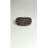 Beautiful 925 Sterling Silver Red Garnet Ring Size 7.5