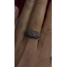 Beautiful 925 Sterling Silver Red Garnet Ring Size 7.5