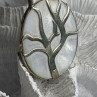 925 Sterling Silver Mother of Pearl Tree of Life Pendant