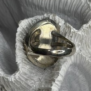 Vintage 925 Sterling Silver Blue Turquoise Ring Size 9.5