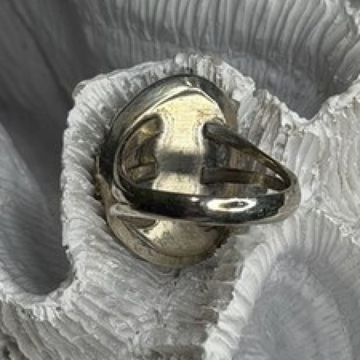 Vintage 925 Sterling Silver Blue Turquoise Ring Size 9.5