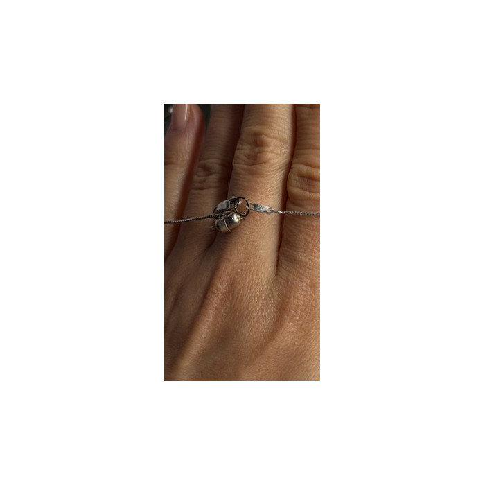 925 Sterling Silver Diamonds Cross Necklace