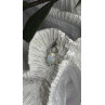 Tiny Beautiful 925 Sterling Silver Opal & Clear Topaz Stones Pendant