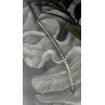 Shiny 925 Sterling Silver Gold Plated Cz Bracelet 7.5