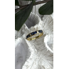 14K Yellow Gold Sapphire 0.33 CTW & Diamond 0.02 CTW Band Ring Size 6