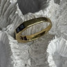 14K Yellow Gold Sapphire 0.33 CTW & Diamond 0.02 CTW Band Ring Size 6