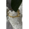 14K 585 Yellow Gold Sapphire 0.18 CTW & Diamond 0.10 CTW Ring Size 6