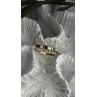 14K 585 Yellow Gold Sapphire 0.18 CTW & Diamond 0.10 CTW Ring Size 6