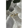 14K 585 Yellow Gold Sapphire 0.18 CTW & Diamond 0.10 CTW Ring Size 6