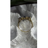 14K 585 Yellow Gold Sapphire 0.18 CTW & Diamond 0.10 CTW Ring Size 6