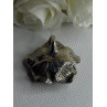 Unknown Factory Beautiful Rose 925 Sterling Silver Pendant Length 1.20 Inch