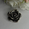 Beautiful Rose 925 Sterling Silver Pendant Length 1.20 Inch
