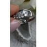 Wave Vintage Band 925 Sterling Silver Cz Ring Size 8.5
