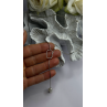 925 Sterling Silver Snake Chain Necklace With Freshwater Pearl Drop Pendant