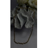 Italy 925 Sterling Silver Gold Plated Mesh Chain Necklace Spiral Link