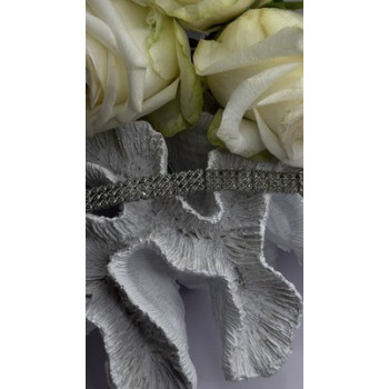 Elegant Multi Row 925 Sterling Silver Tennis Clear White Topaz Stones Bracelet 7