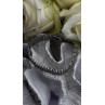 Elegant Multi Row 925 Sterling Silver Tennis Clear White Topaz Stones Bracelet 7