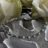 Tennis 925 Sterling Silver Fire Opal & Beryl Link Bracelet Size 7.5