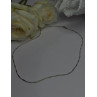 Minimalist 925 Sterling Silver Snake Chain Necklace Vintage Italian Style