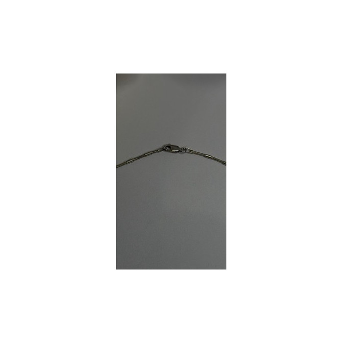 Minimalist 925 Sterling Silver Snake Chain Necklace Vintage Italian Style