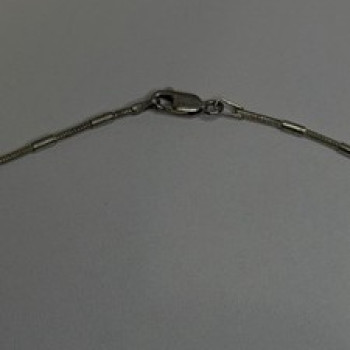 Minimalist 925 Sterling Silver Snake Chain Necklace Vintage Italian Style
