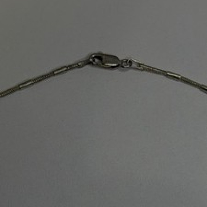 Minimalist 925 Sterling Silver Snake Chain Necklace Vintage Italian Style